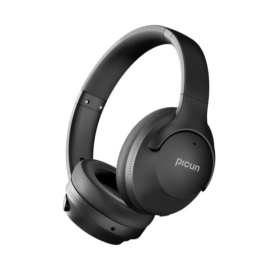 Picun ANC-05L Wireless Bluetooth Headphones with Hi-Res Audio, ANC, ENC Mic, and 100-Hour Battery Life – Lightweight Over-Ear Headset for Gaming, Travel, and Office Use - Tech Mart