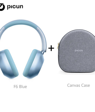 Picun F6 Wireless ANC Headphones – 120h Battery Life, 3D Spatial Audio, Hi-Res Certified with App Control & Dual Connection - Tech Mart