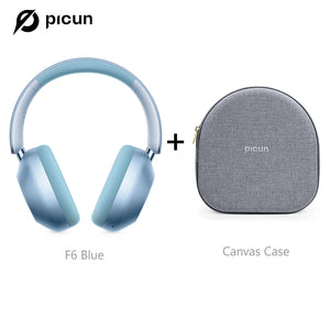 Picun F6 Active Noise Cancelling Bluetooth Headset – Hi-Res, Head Tracking, 3D Audio, APP Control, Low Latency, Long Battery Life - Tech Mart