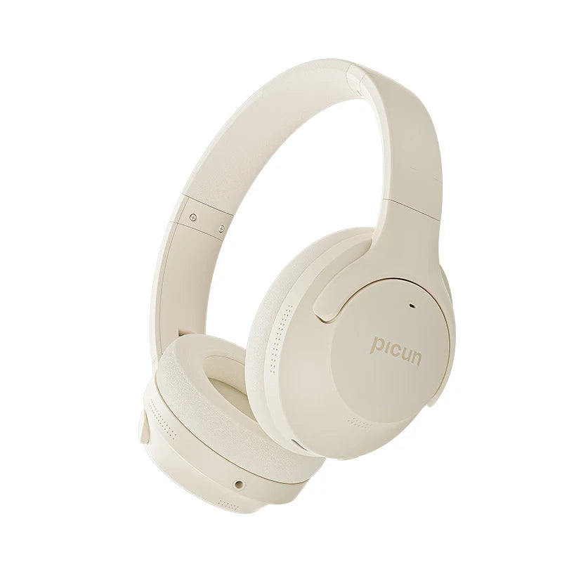 Picun ANC-05L Wireless Bluetooth Headphones with Hi-Res Audio, ANC, ENC Mic, and 100-Hour Battery Life – Lightweight Over-Ear Headset for Gaming, Travel, and Office Use - Tech Mart