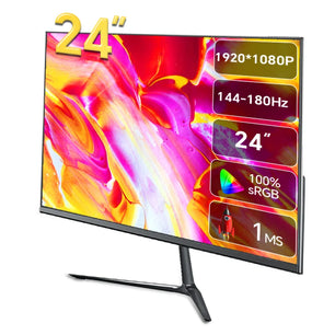 24 Inch Anmite 180Hz LCD Monitor PC IPS FHD Desktop Gaming Computer Screen Table - Tech Mart