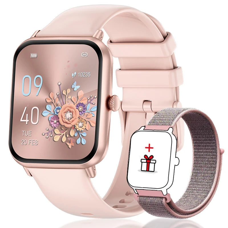 LIGE Fashion 1.83”HD Women Smart Watch Sports Fitness Watch Health Monitoring Digital Men Waterproof Smartwatch Ladies Bracelet - Tech Mart