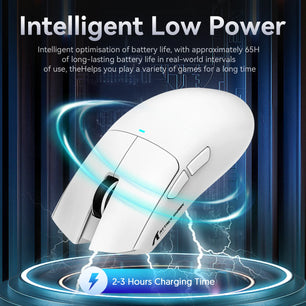 Attack Shark X11 Tri-mode Gaming Mouse with Magnetic Charging Dock, PixArt PAW3311 Sensor, 22K DPI, BT/2.4Ghz/Wired, for PC/MAC - Tech Mart