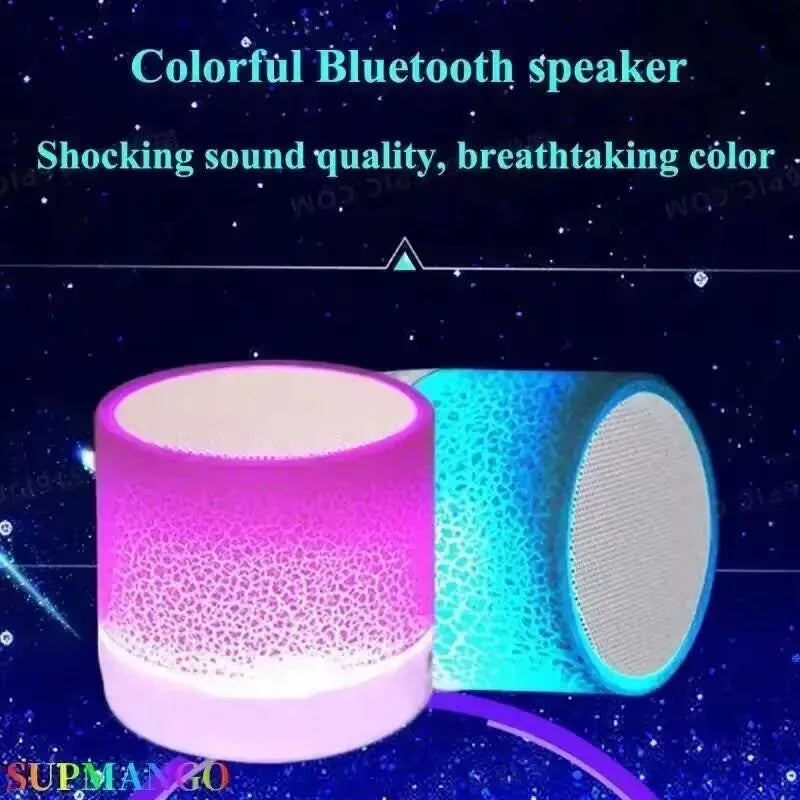 Bluetooth Mini Speaker Wireless Speaker Colorful LED Portable Speaker - Tech Mart