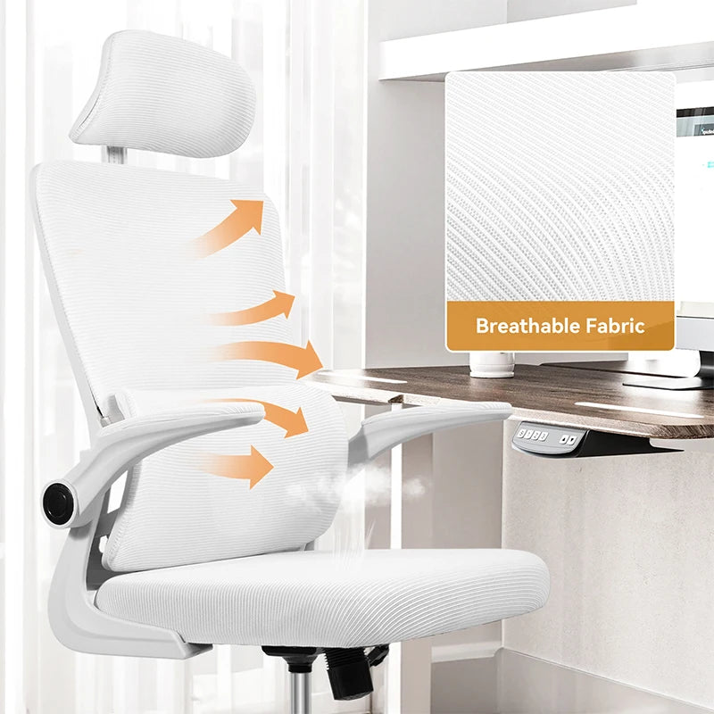 Office Chair Ergonomic High Back Chair Mesh Sliding Gaming Computer Chairs - Tech Mart