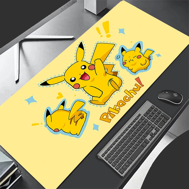 Large Gaming Pokemon Pikachu Mouse Mat Desk XXL Mousepad - Tech Mart