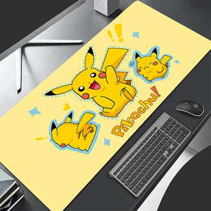 Large Gaming Pokemon Pikachu Mouse Mat Desk XXL Mousepad - Tech Mart