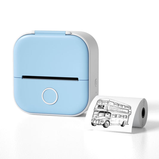Phomemo T02 Series Mini Pocket Thermal Printer – Bluetooth Inkless Portable Sticker Label Printer for Notes, Study, Journaling & Crafts – Compatible with iOS & Android - Tech Mart