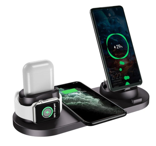 Wireless Charging Stand with USB Interface and Lithium Battery Fast 5V 2000mA Power - Tech Mart