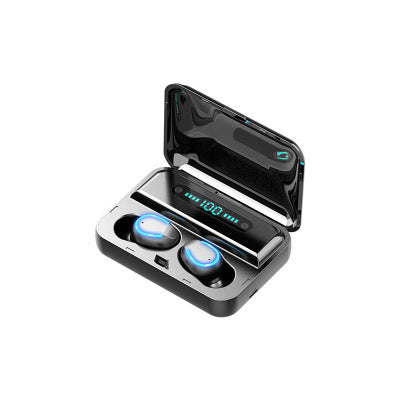 Multifunction Bluetooth Headset with Built-In Power Bank – Stereo Binaural Wireless Earbuds with Charging Case for Music, Calls & Phone Support - Tech Mart