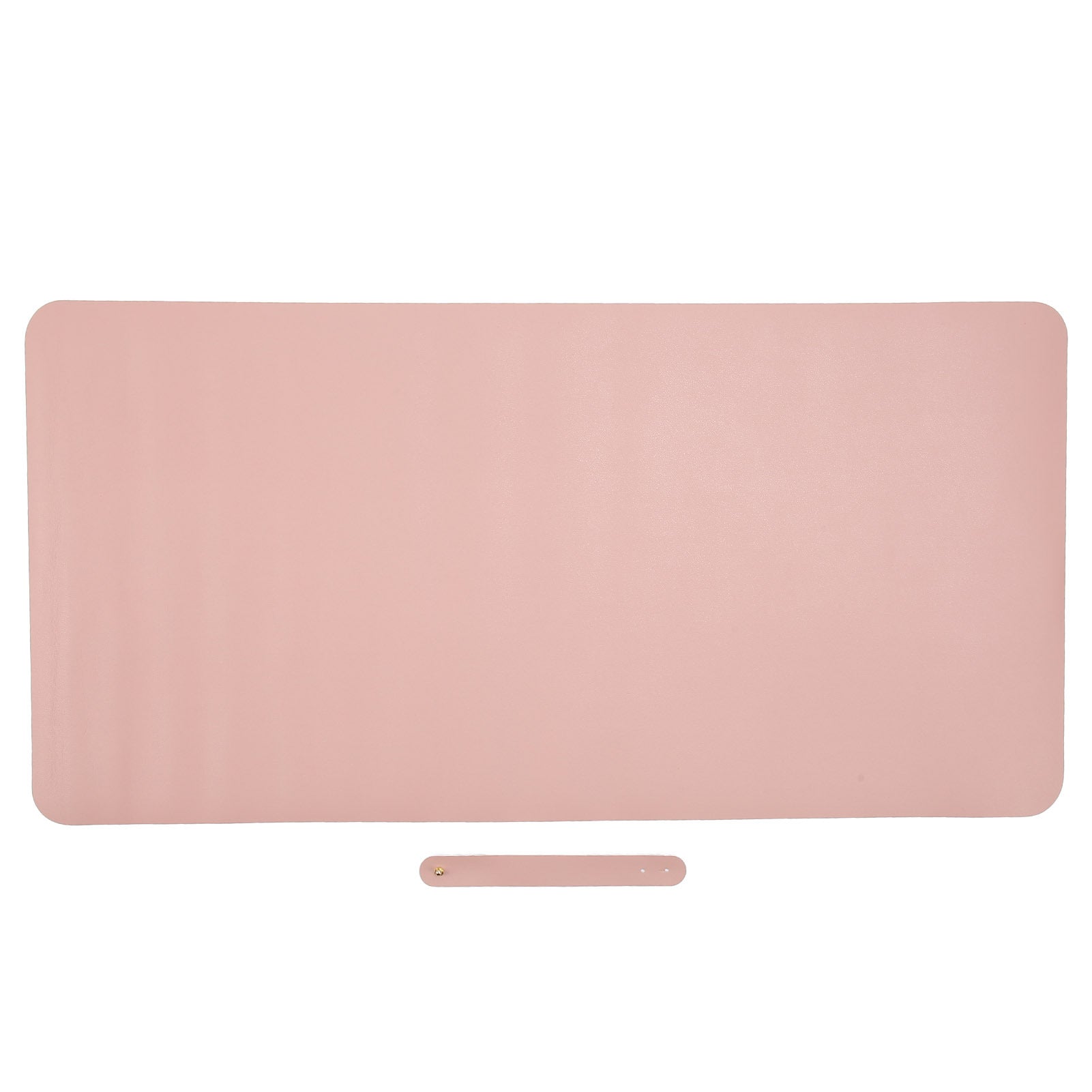 DoubleSided Pink Desk Mat Waterproof Leather Writing Desk Mouse Pad - Tech Mart