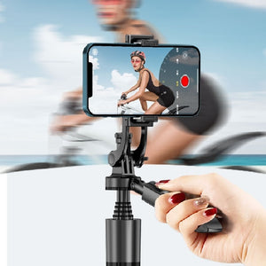AI-Powered 360° Auto Face Tracking Phone Holder – Gesture Control, Tripod-Compatible, No App Needed, Smart Stabilizer for TikTok, Vlogs, and Live Streaming - Tech Mart