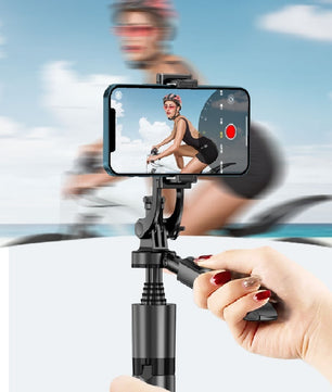 AI-Powered 360° Auto Face Tracking Phone Holder – Gesture Control, Tripod-Compatible, No App Needed, Smart Stabilizer for TikTok, Vlogs, and Live Streaming - Tech Mart