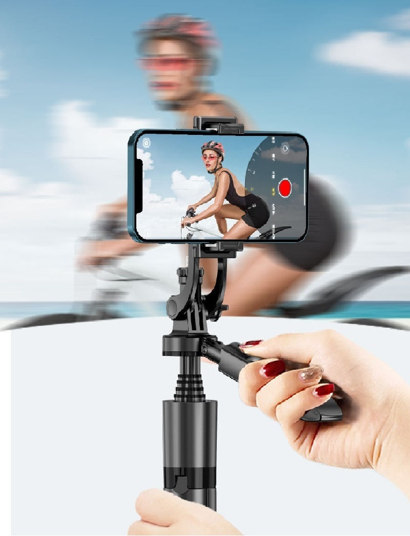 AI-Powered 360° Auto Face Tracking Phone Holder – Gesture Control, Tripod-Compatible, No App Needed, Smart Stabilizer for TikTok, Vlogs, and Live Streaming - Tech Mart