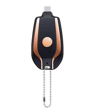 1500mAh Mini Power Emergency Pod Keychain Charger With Type-C – Ultra-Compact Fast Charging Backup Battery Pack for Phones & Bluetooth Devices - Tech Mart