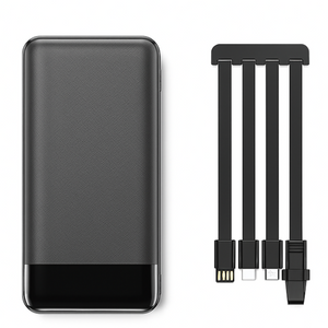 Black smartphone and black stand on a white background