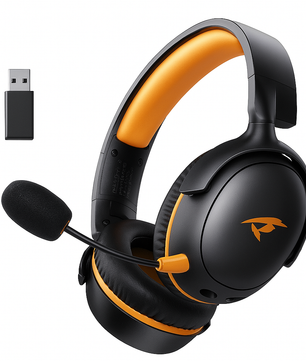 Picun G3 Wireless Gaming Headset with Mic – 65H Battery, 53mm Drivers, Bluetooth 5.4 + 2.4GHz, Over-Ear Gaming Headphones for PS5, PC, Switch, Mobile - Tech Mart