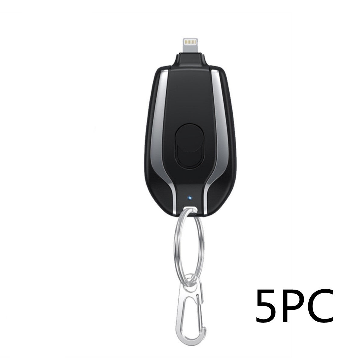 1500mAh Mini Power Emergency Pod Keychain Charger With Type-C – Ultra-Compact Fast Charging Backup Battery Pack for Phones & Bluetooth Devices - Tech Mart